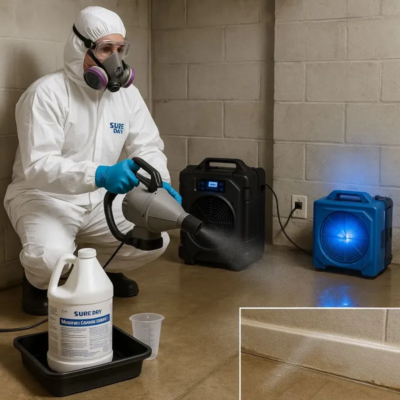 Sanitization and Odor Removal process in Shafer, MN