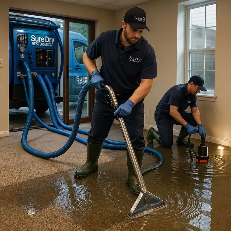 Water Extraction and Removal process in Shafer, MN